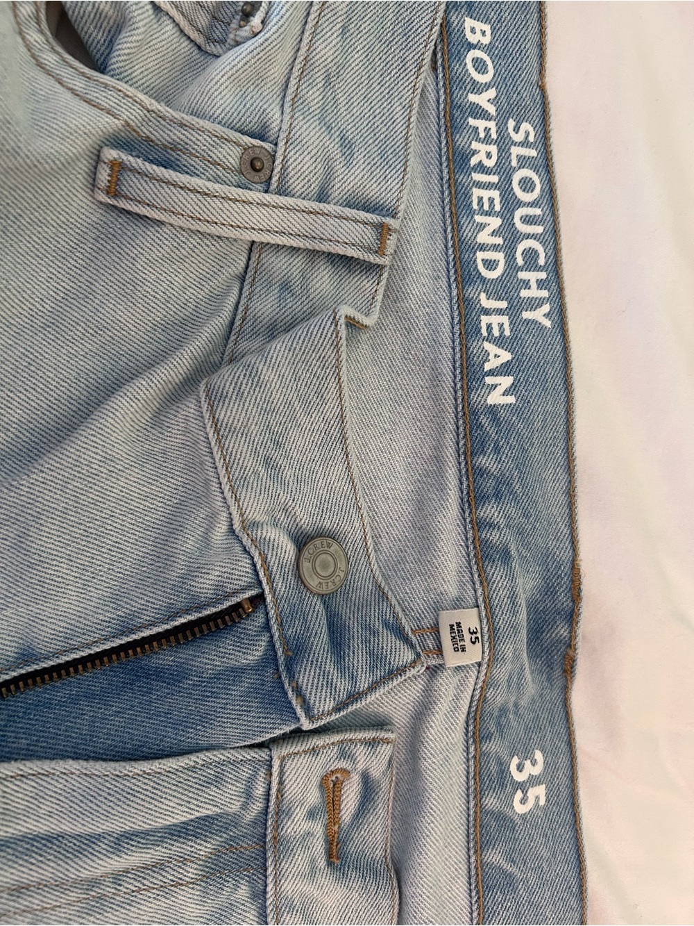 J. Crew Light Blue Slouchy Boyfriend Jeans Women’s Size 35